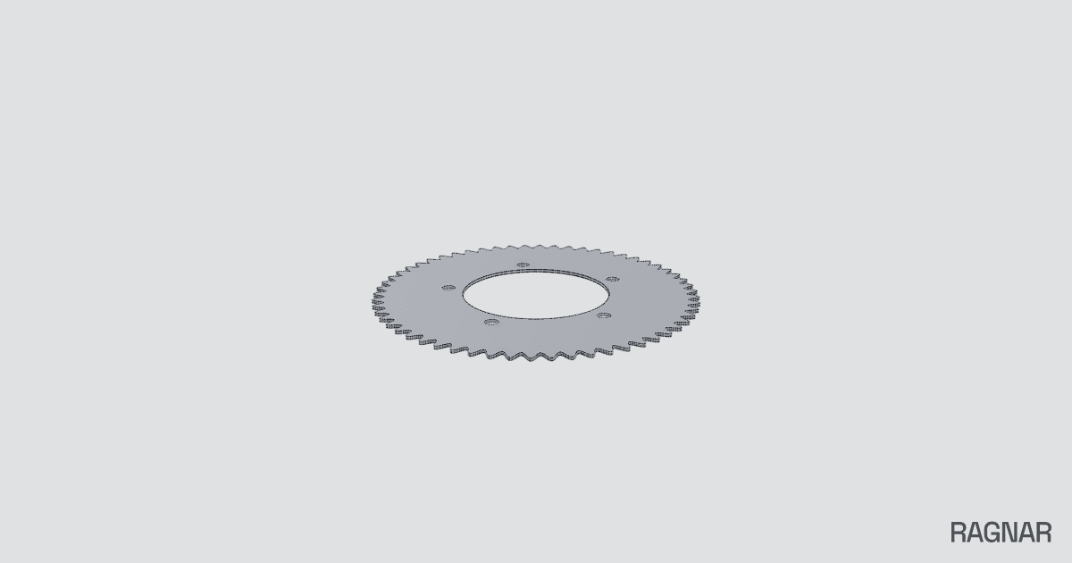 Custom bicycle chainring