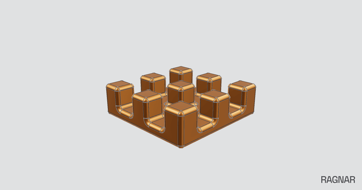 Small Square Block