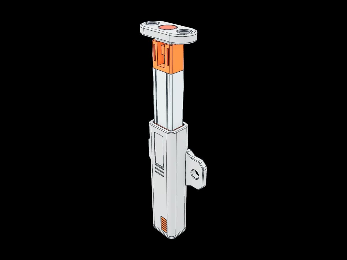 Retractable Button Lock