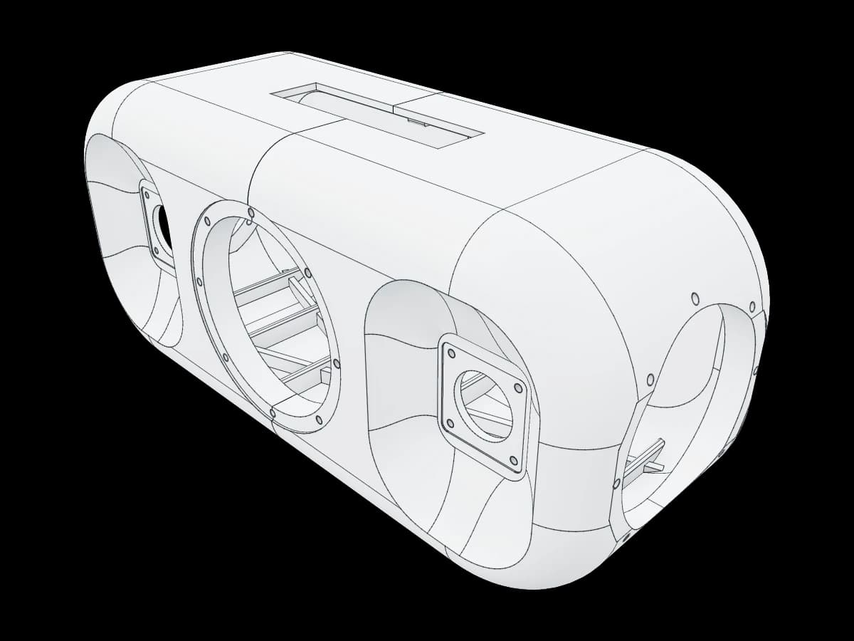 Rounded Bluetooth Speaker Enclosure