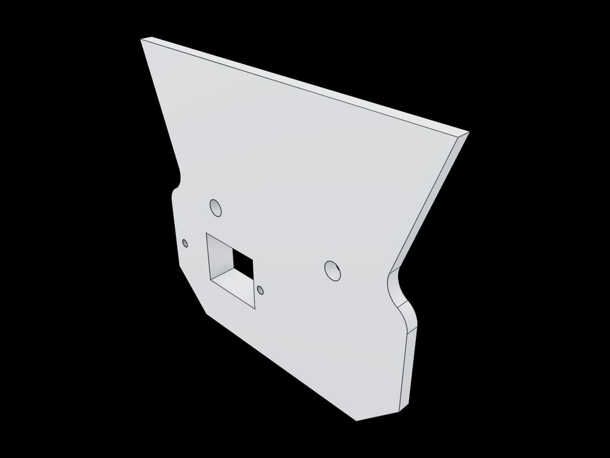 Machined Mounting Back Plate