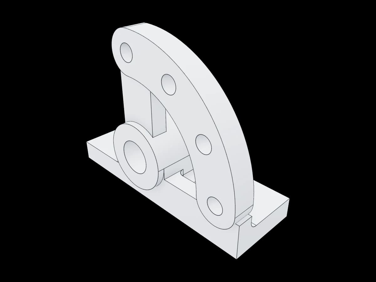 Curved Indexing Bracket