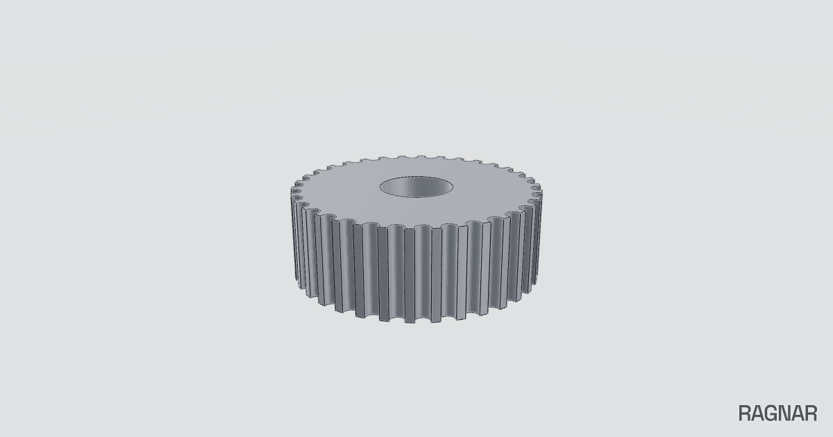 Timing belt pulley