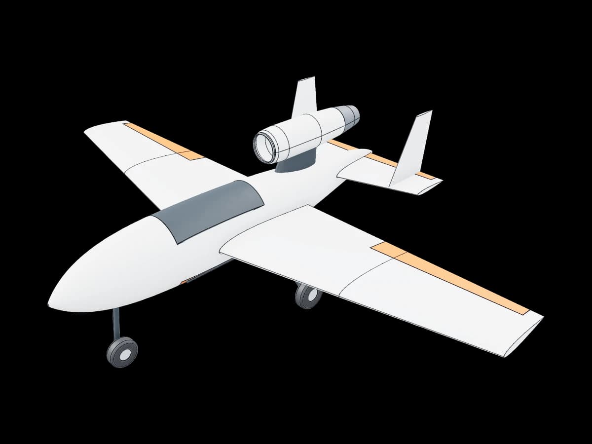 Jetdriven Lastbärande Drönare