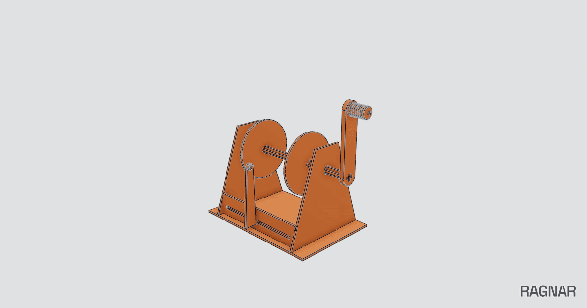 Wooden Yarn Winder