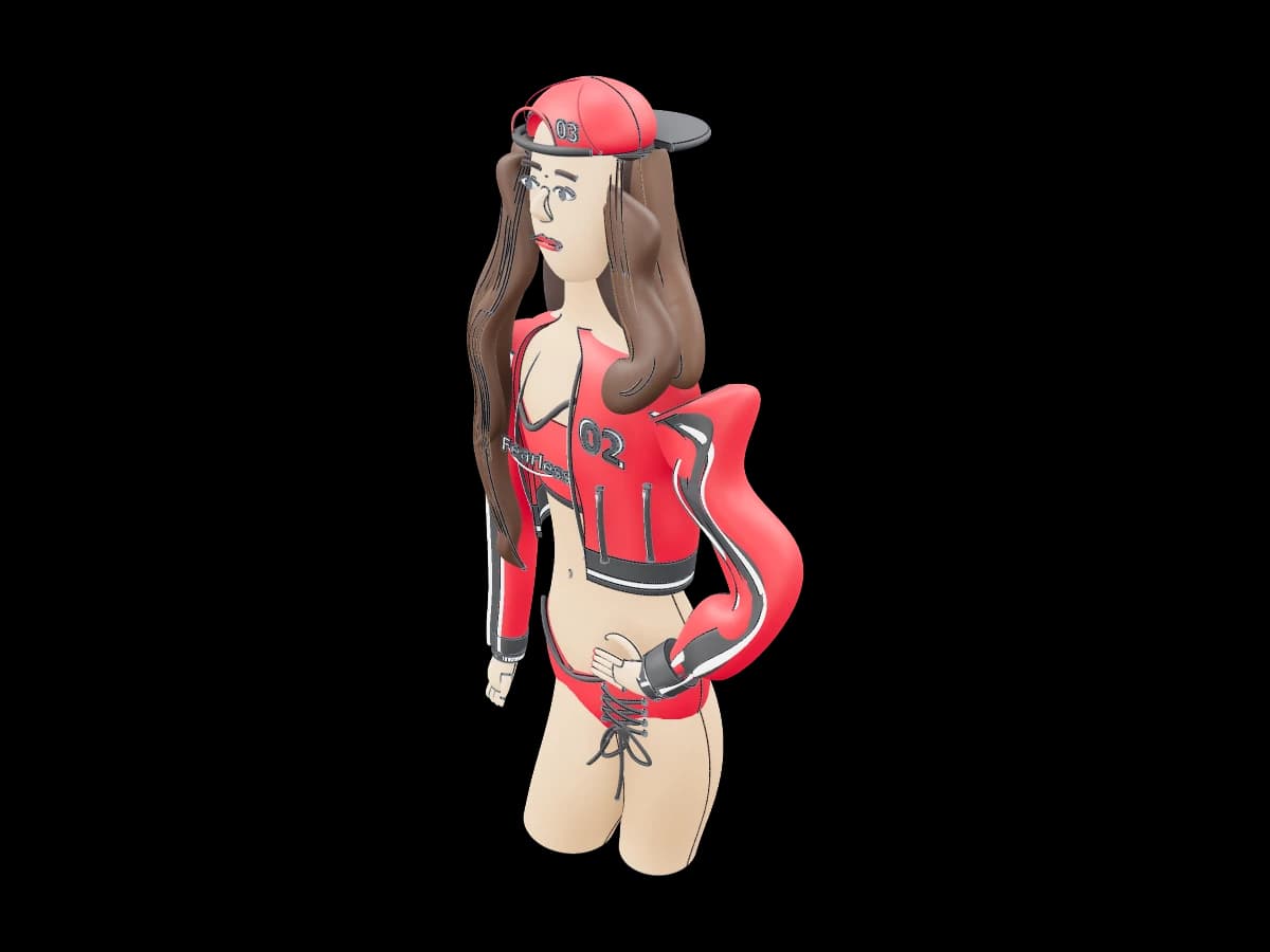 Stylized Racing Figurine