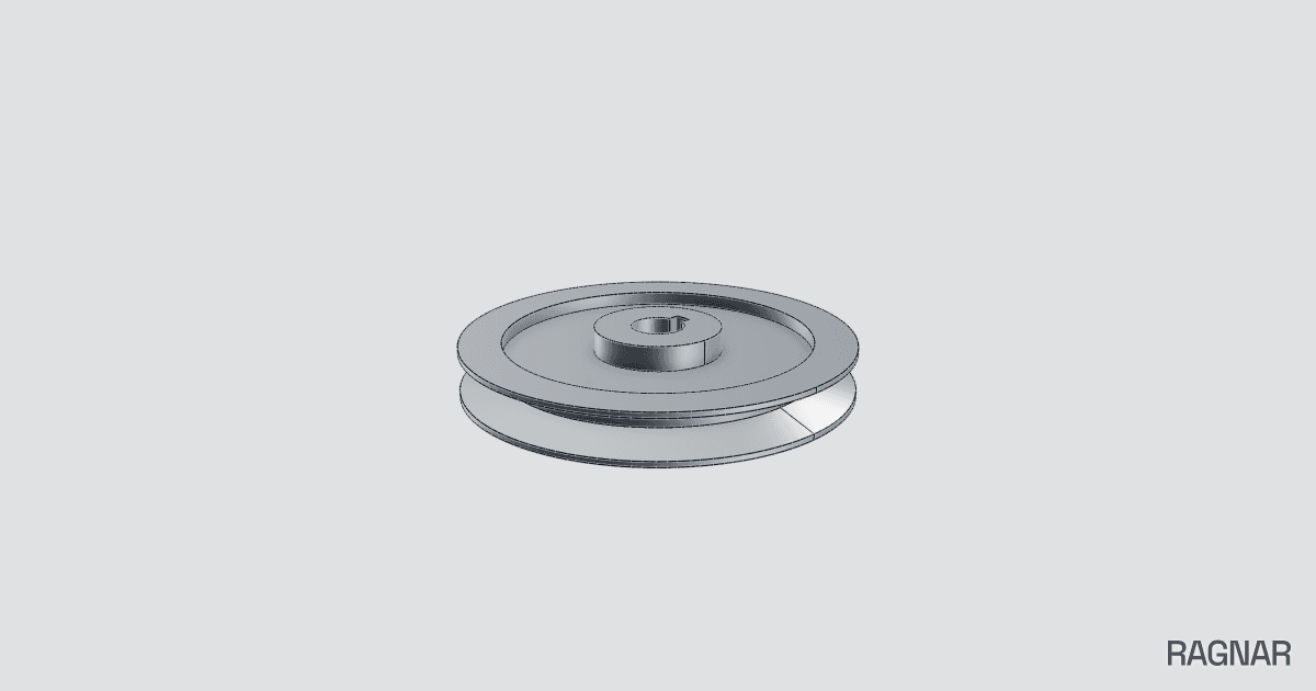 Drive belt pulley