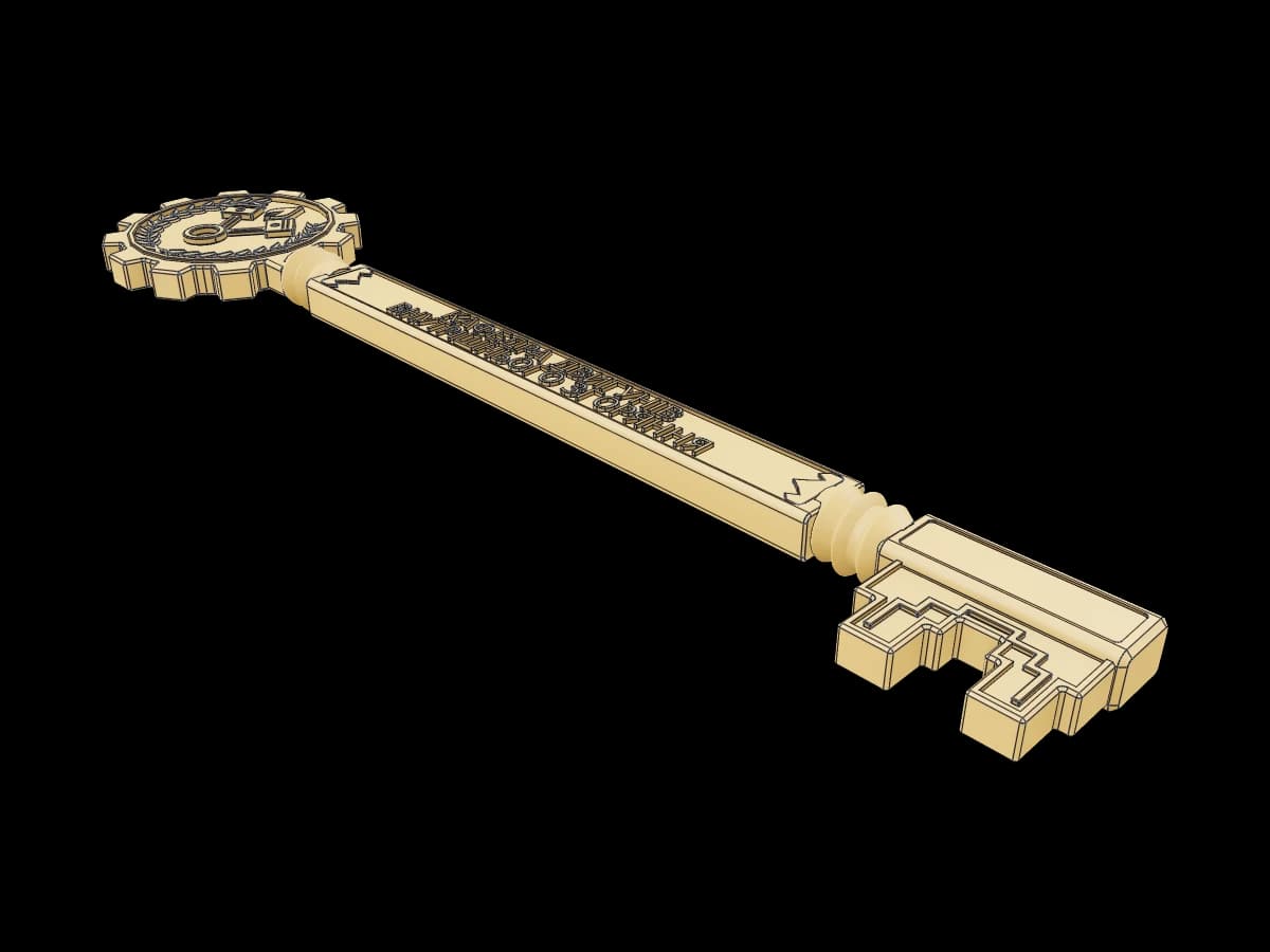 Commemorative Mechanical Key