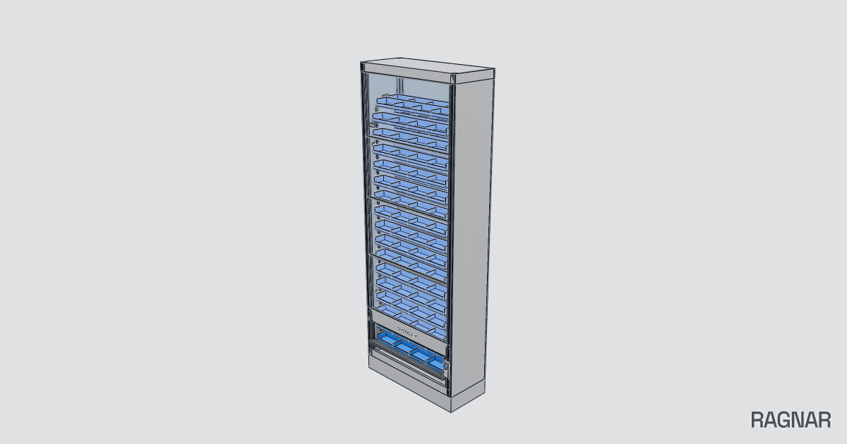 Vertical storage carousel