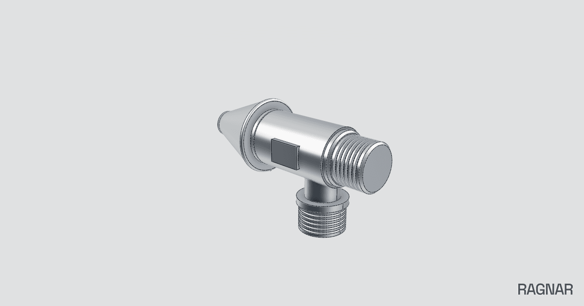 Block angle valve