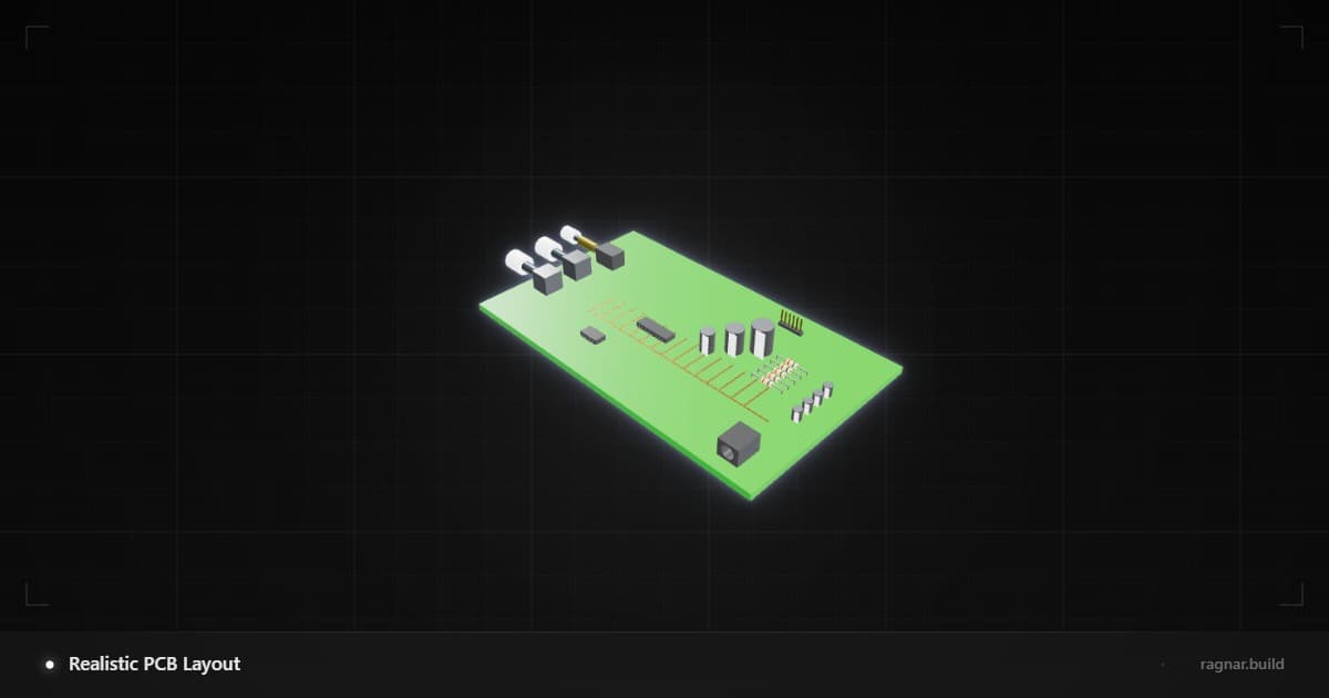 Realistic PCB Layout