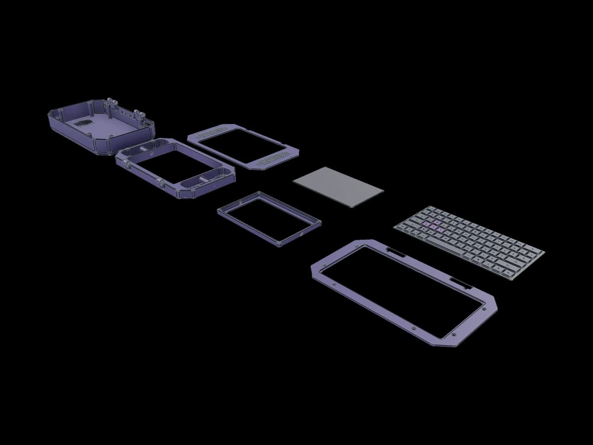 Hinged Cyberdeck Gamepad