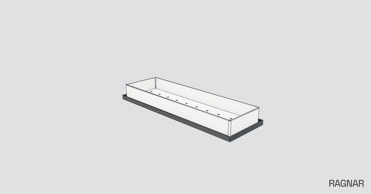 Grass planter tray