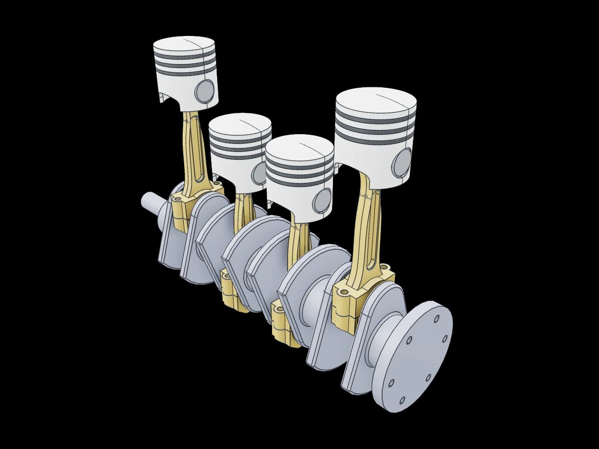 Four-Cylinder Engine Assembly