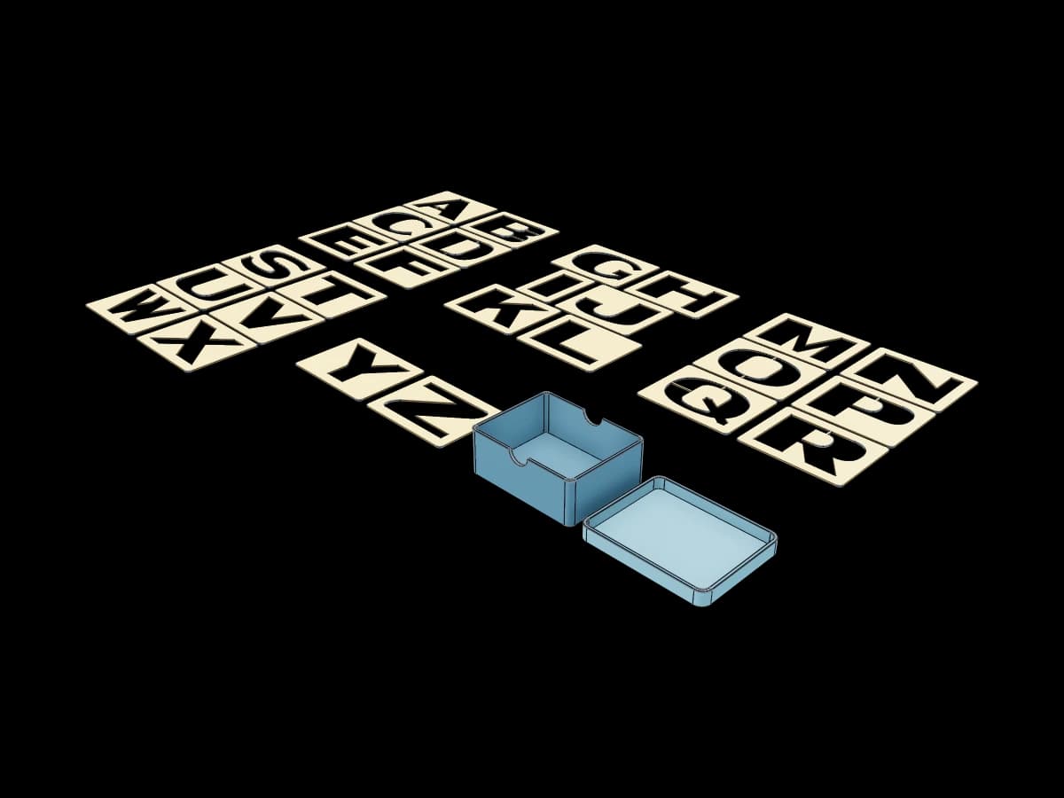 Alphabet Letter Stencils