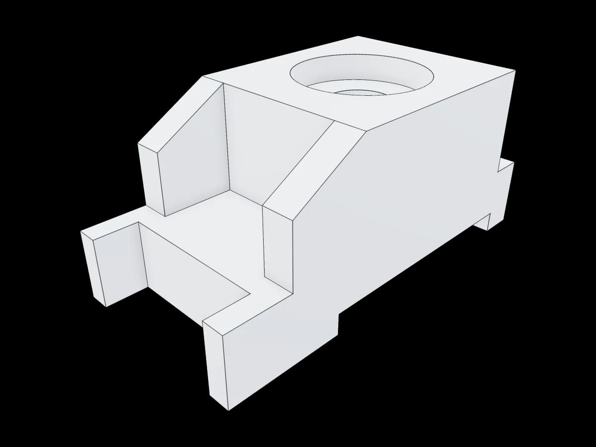 Counterbored Support Bracket