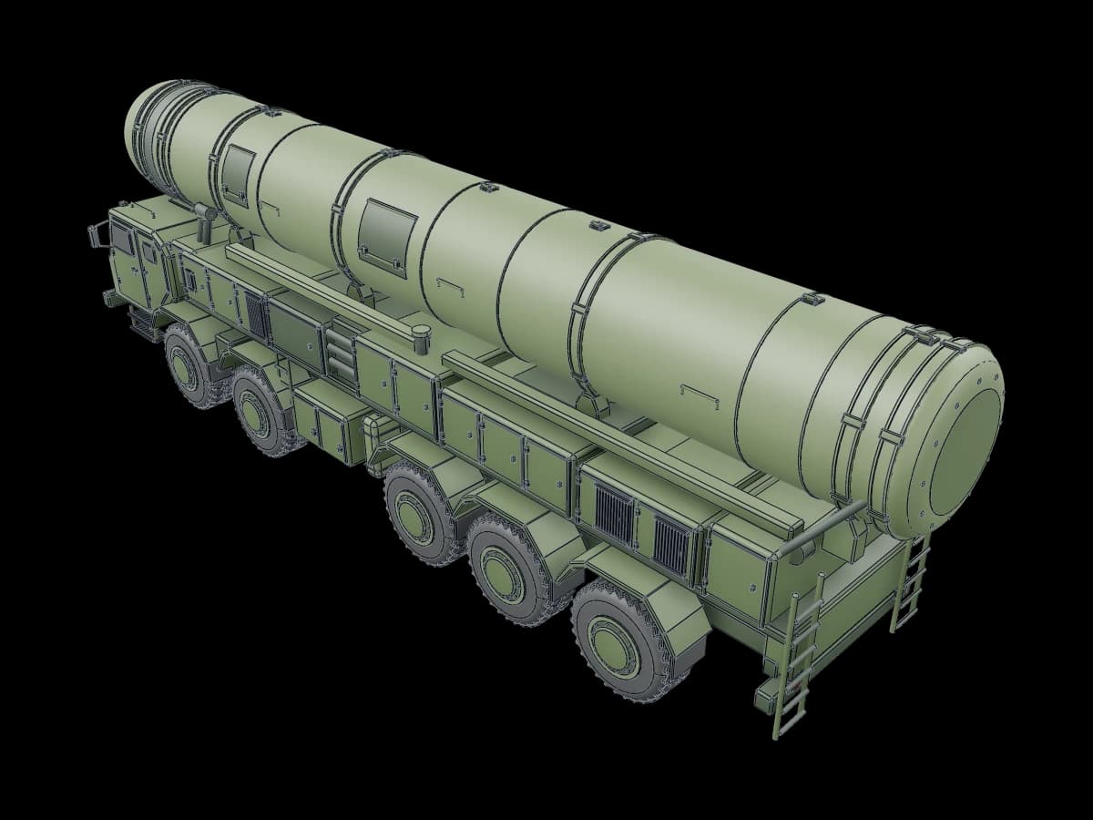 Military Launcher Vehicle
