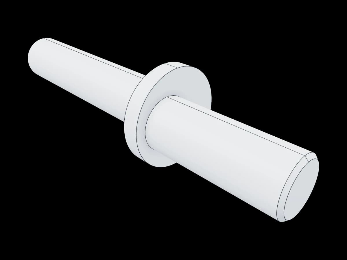 Threaded Flange and Shaft