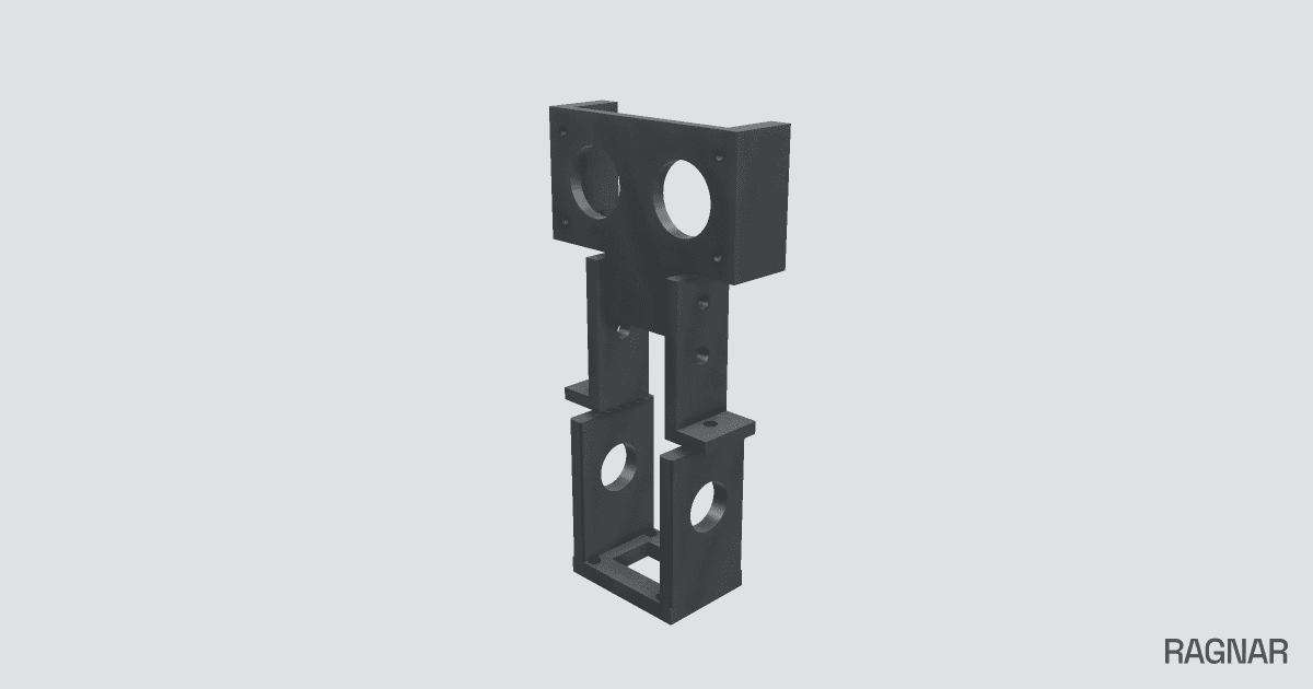 Ultrasonic sensor pan-tilt mount