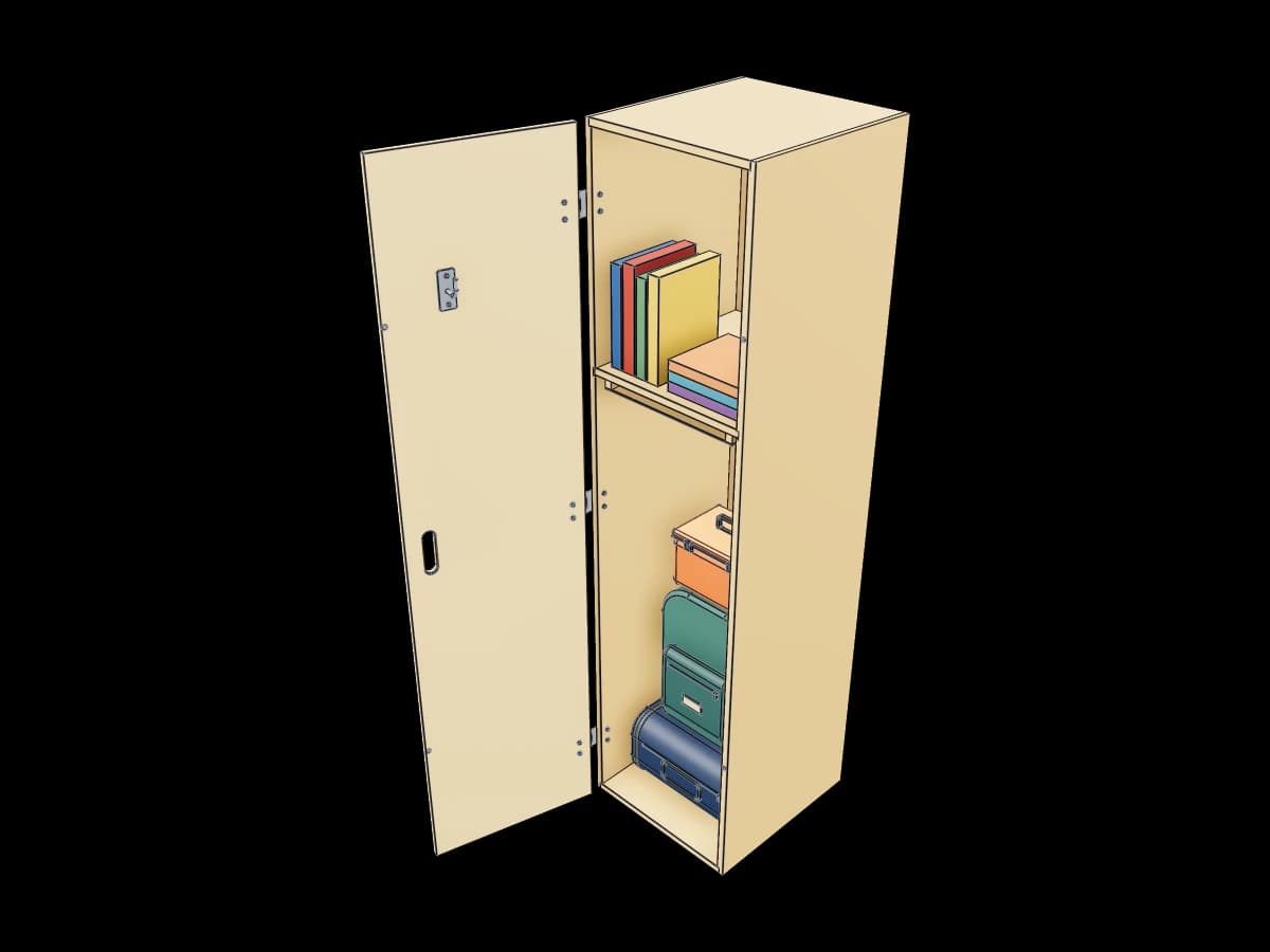 Two Tier School Locker