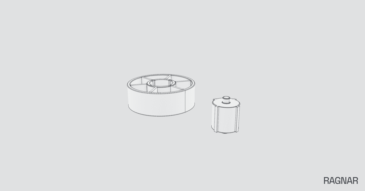 Tape dispenser core