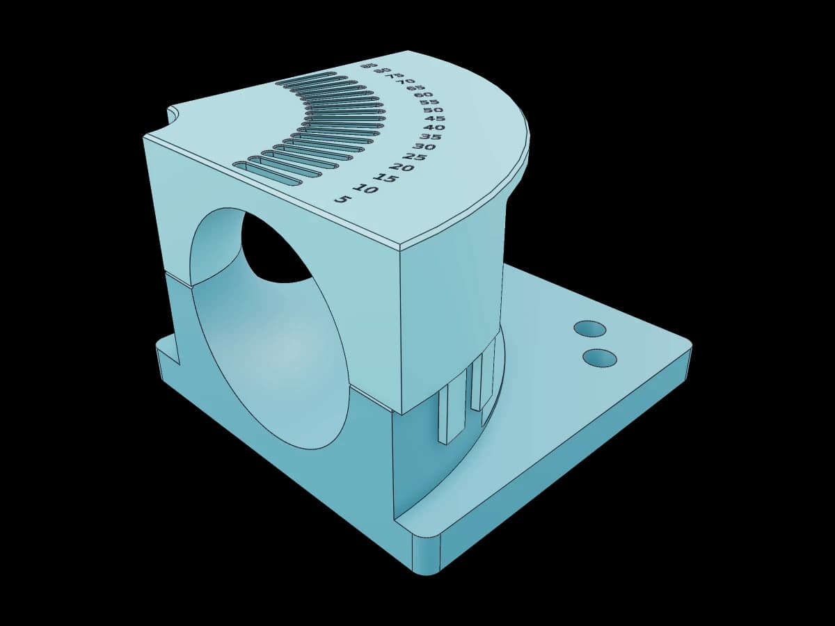 Exhaust Pipe Slicing Jig