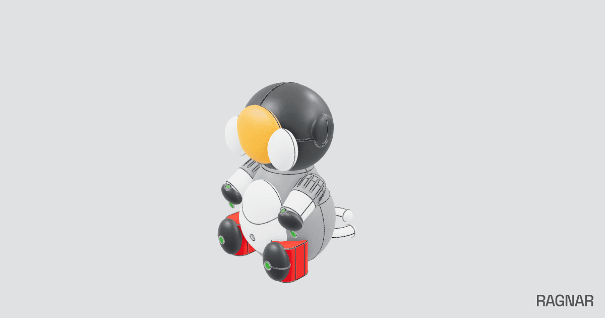 Animal plush model