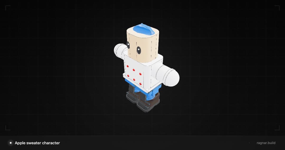 Stylized Humanoid Figurine