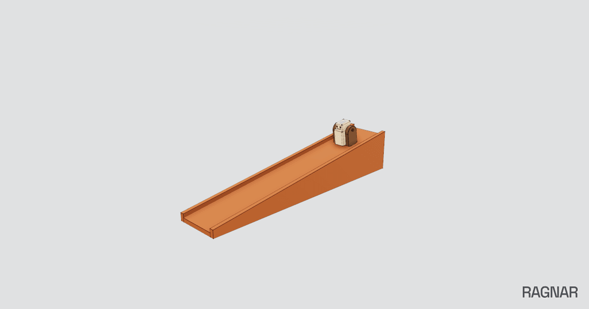 Ramp walking toy