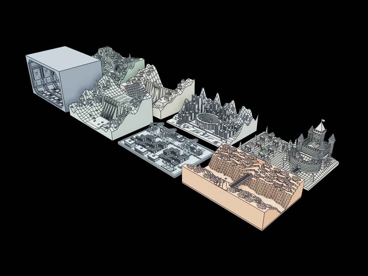 Landscape and Architecture Dioramas