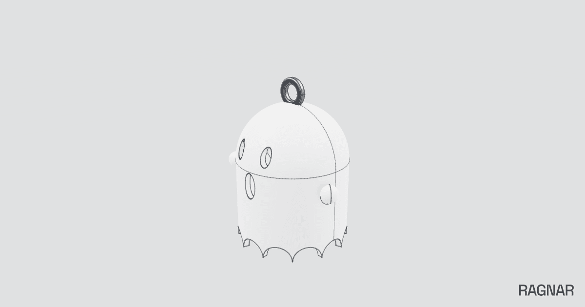Ghost Keychain