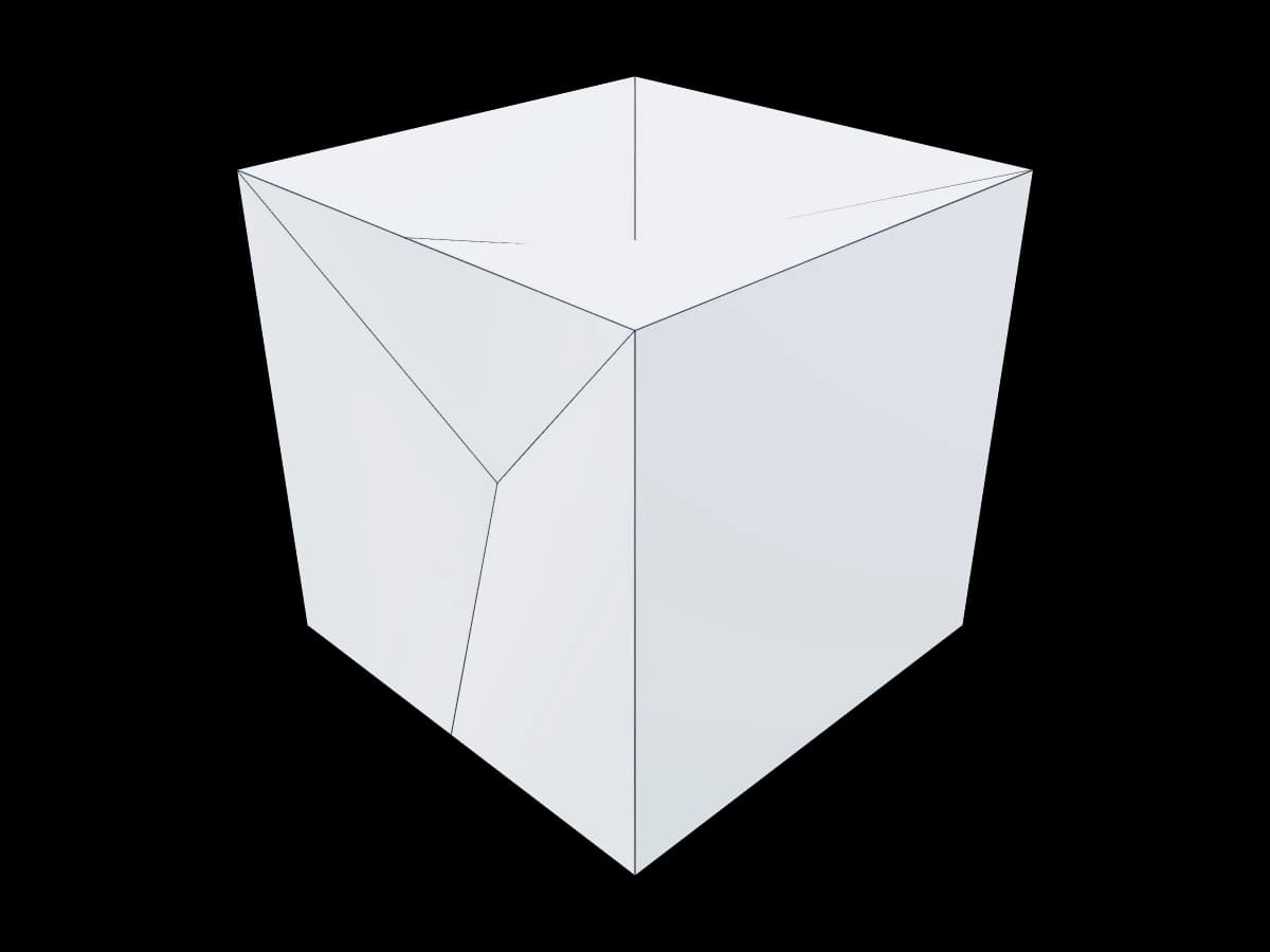 Geometric Y-Pattern Block