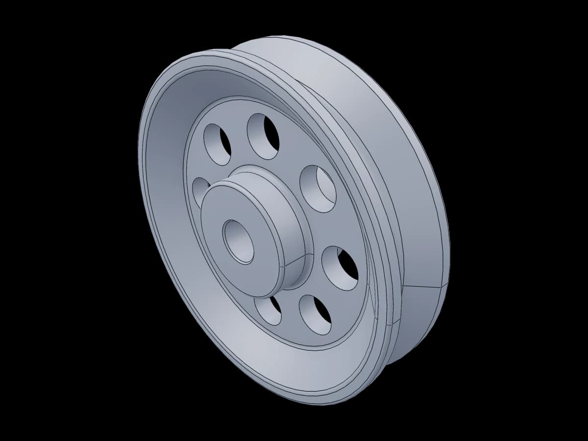 Industrial V-Belt Pulley