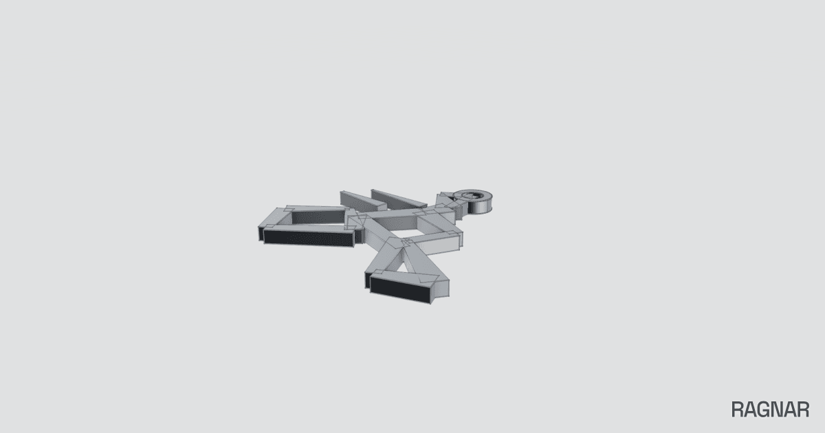 Avant-garde Cyclist Pendant