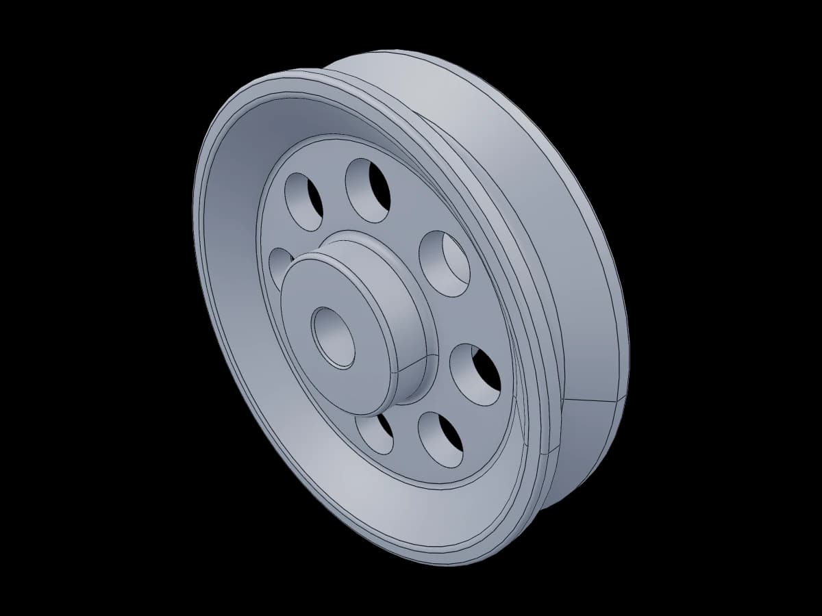 Industrial V-Belt Pulley