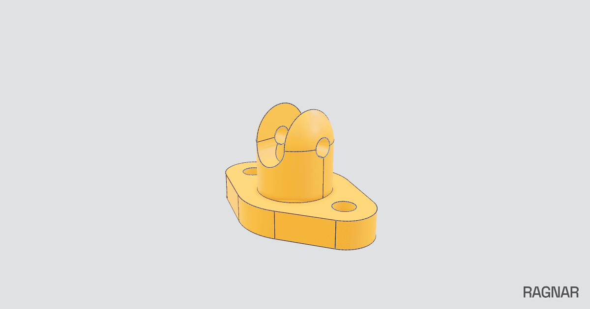Mounting base flange