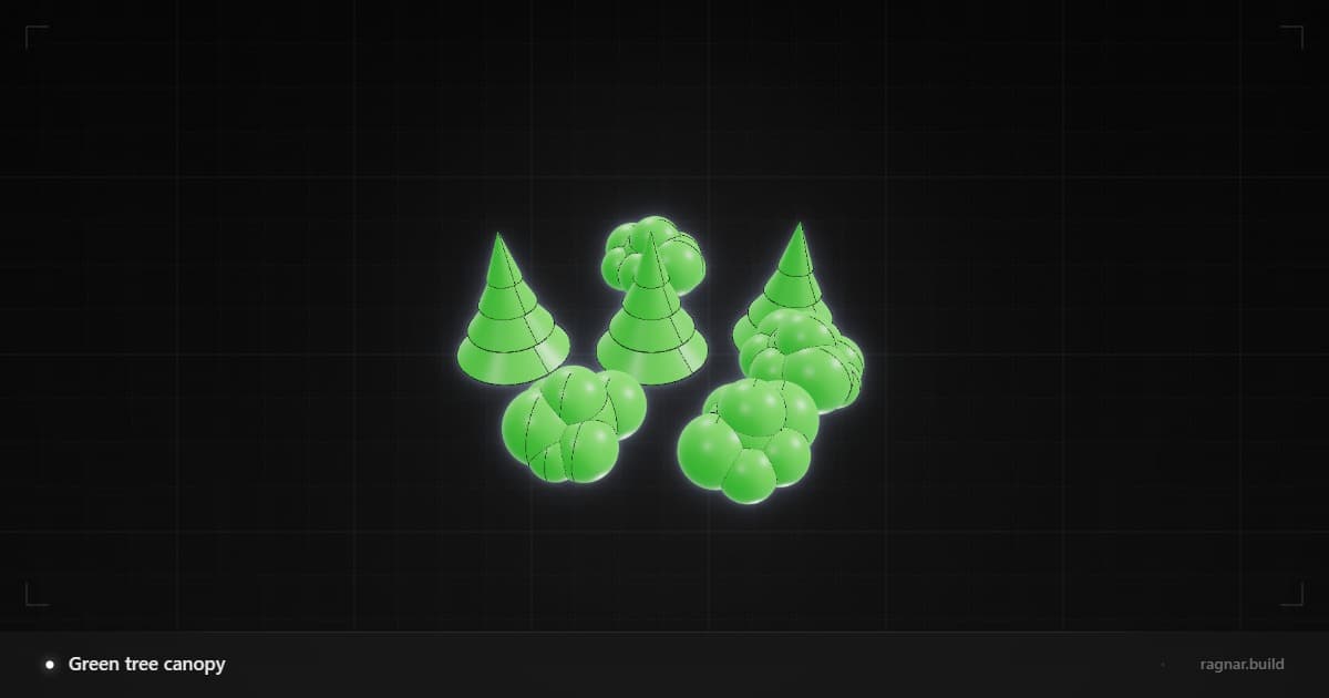 Stylized Miniature Forest