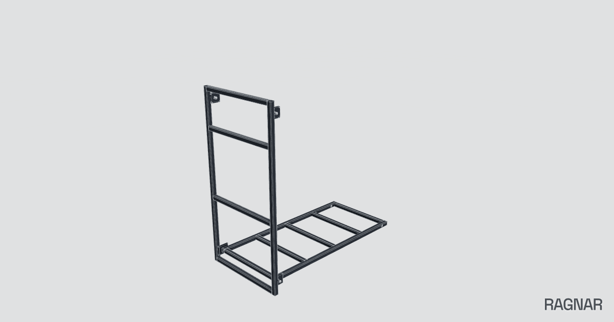 Soporte pared cinta