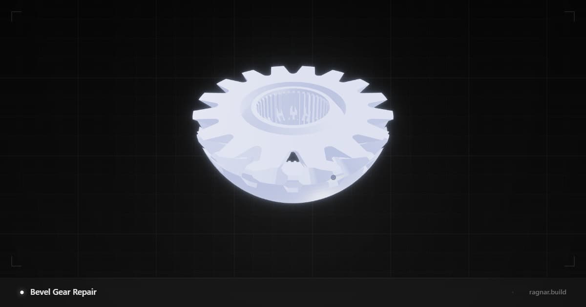 Bevel Gear Repair
