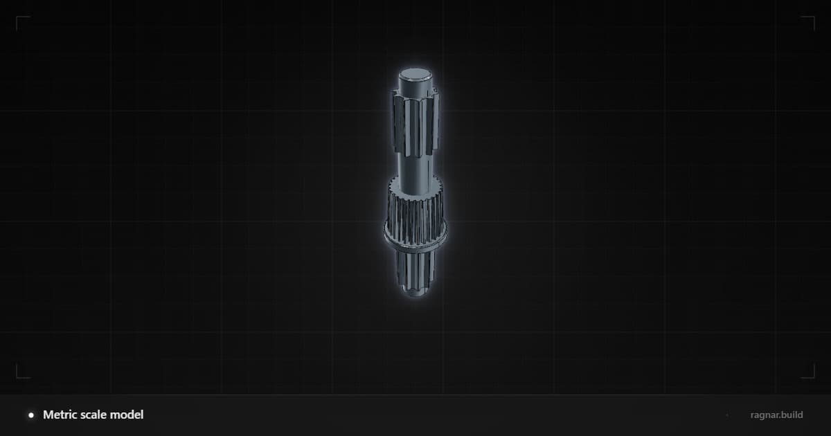 Industrial Spline Shaft