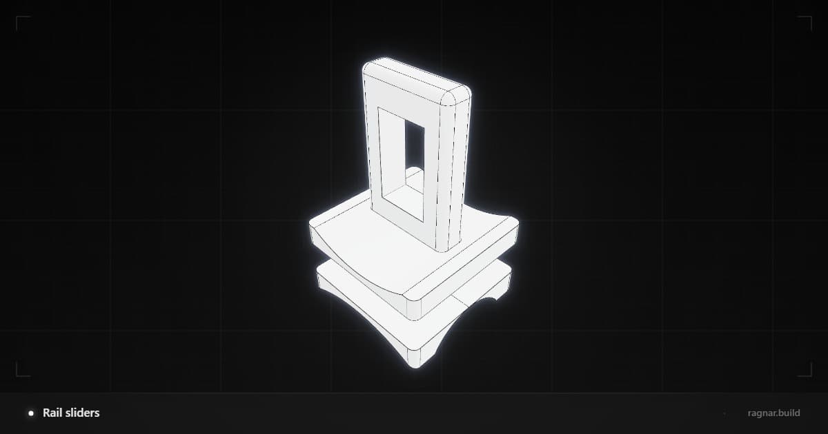 Curtain Rail Glider