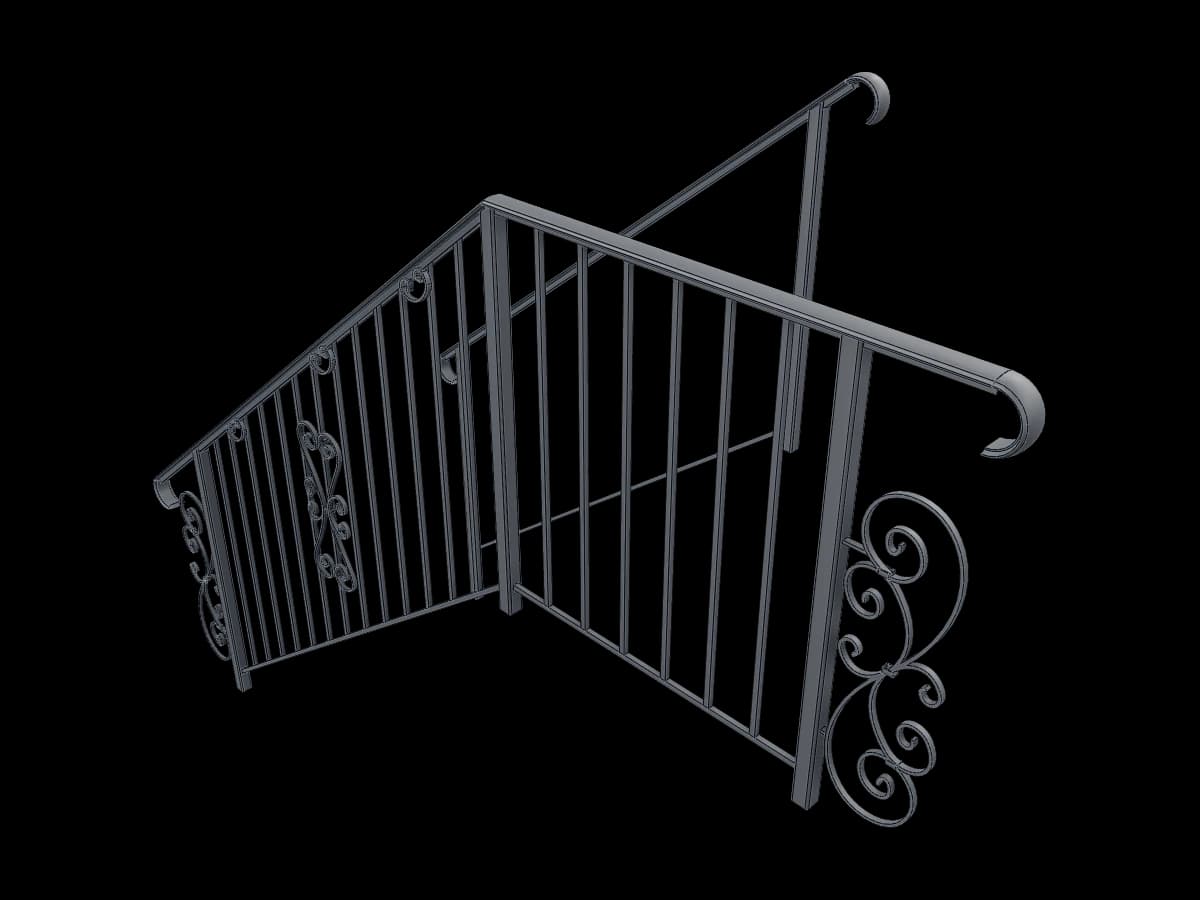 Wrought Iron Handrailings