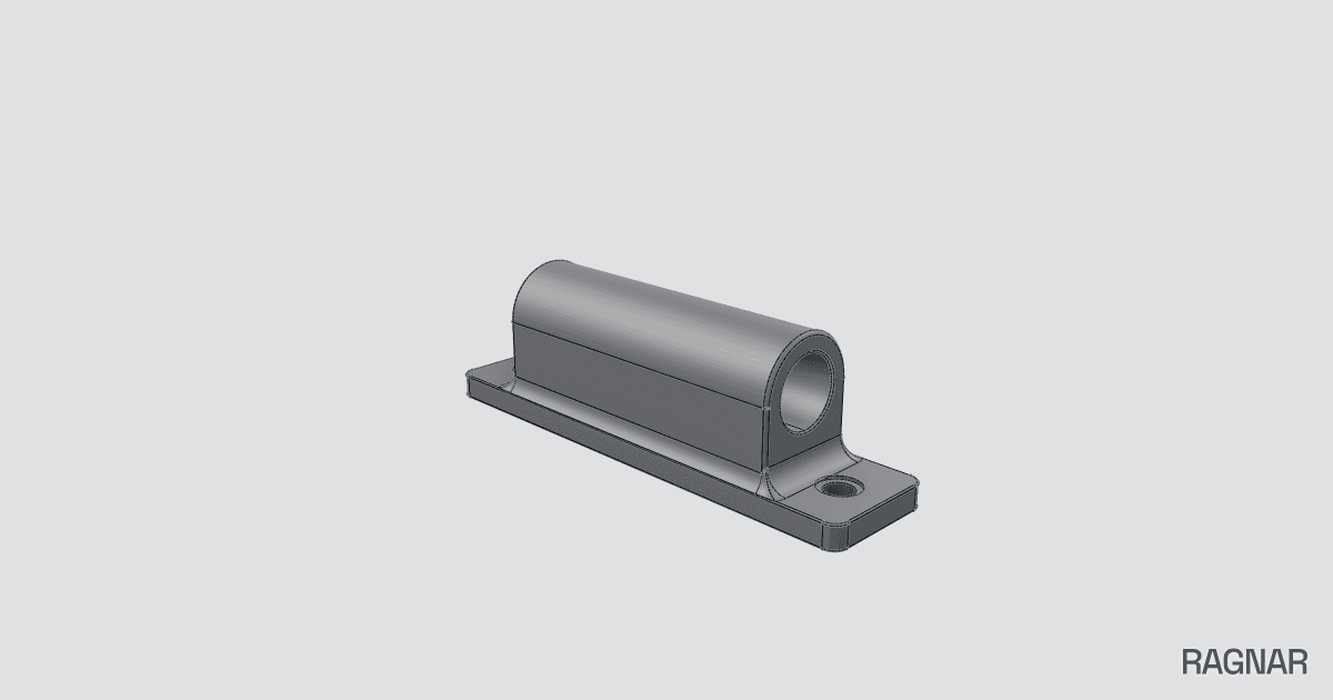 Chair footrest bracket