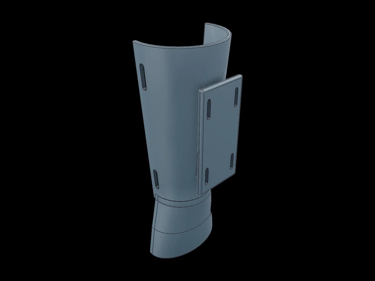 Electronic mounting brace