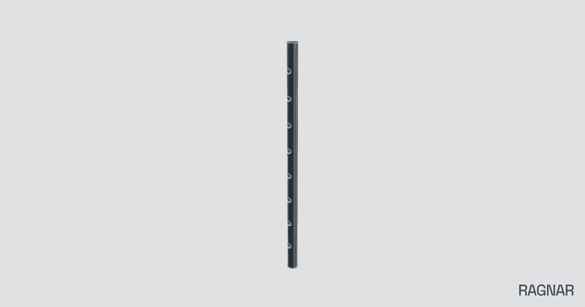 Perforated round tube