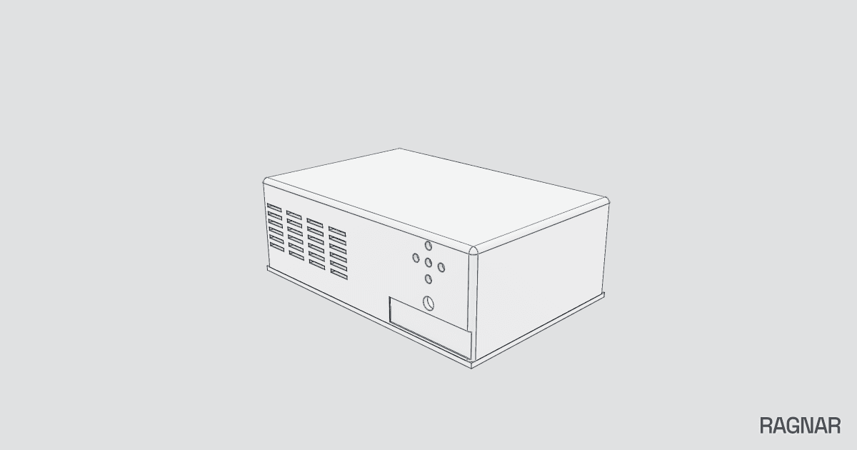 Wall-mounted gas alarm