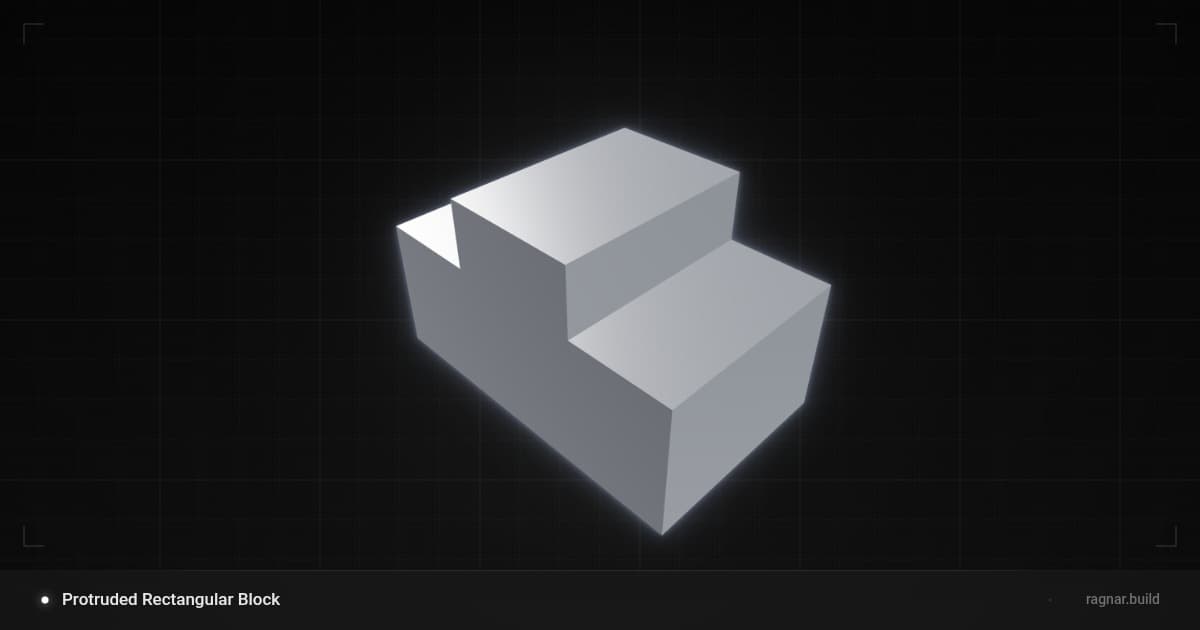 Protruded Rectangular Block