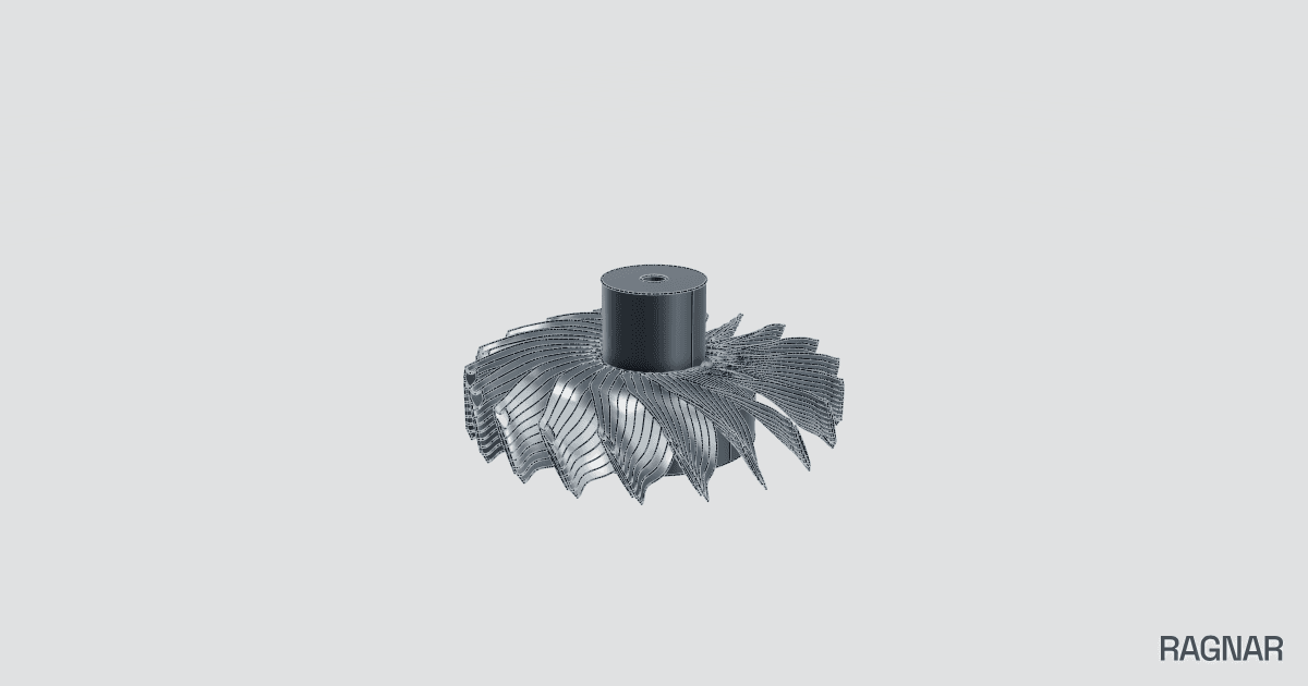 Turbine rotor model