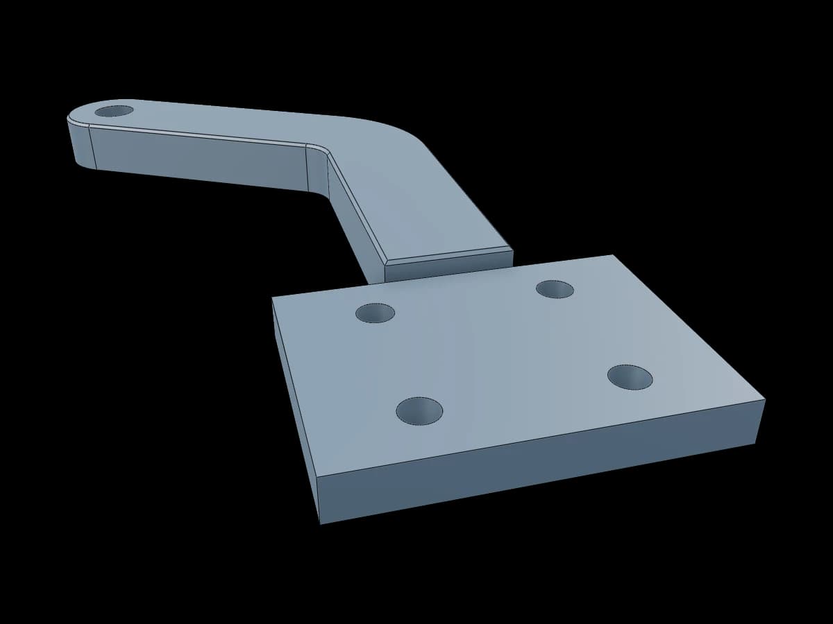 Angled Robotic Shoulder Link