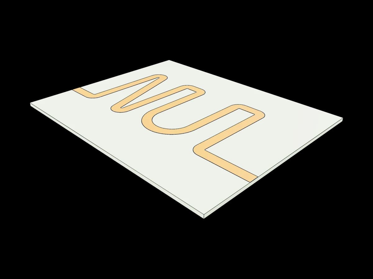 Lettered Signal Trace PCB